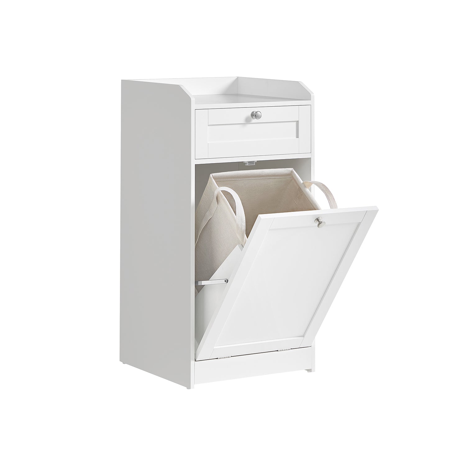 Bathroom cabinet - with laundry basket - 40 × 40 × 80.2 cm