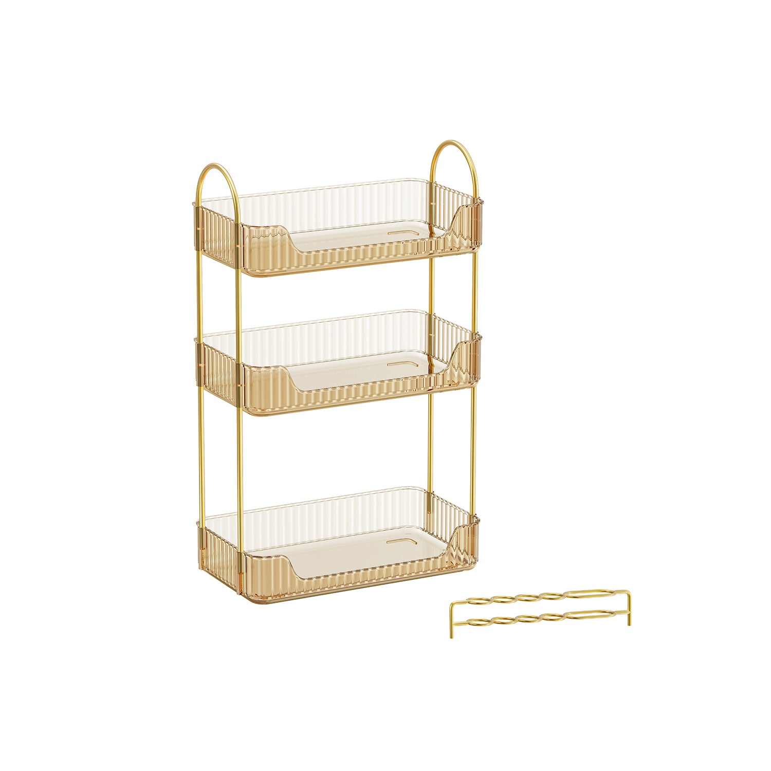 Make-up Organizer-Rectangular-Gift Idea-Champagne Gold