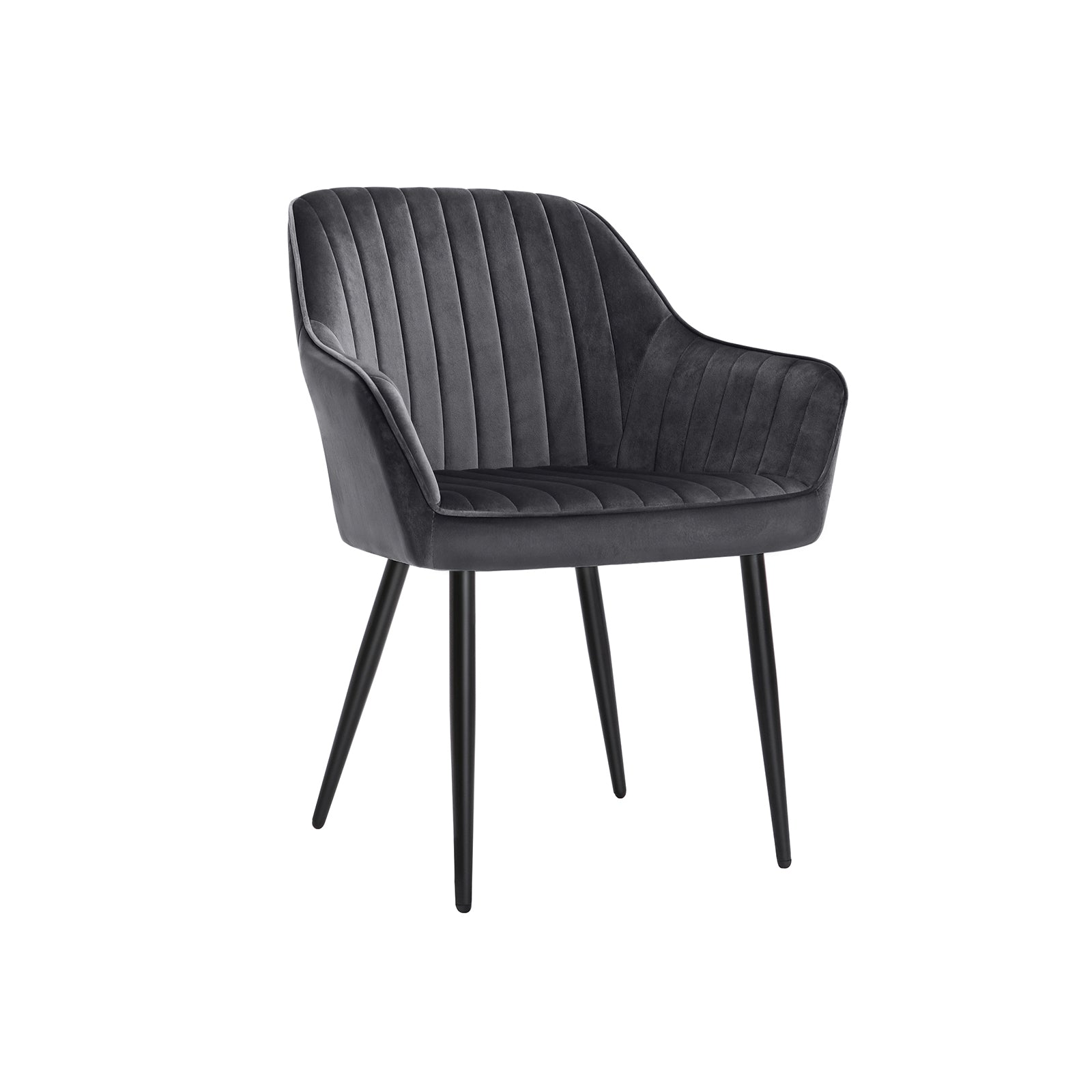 Dining room chair - armchair with armrests - Updated - Gray