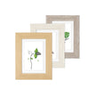 Picture Frame Set – Wood – White, Grey, Brown – Table and Wall Display for 4 x 6 and 5 x 7 Inch Photos