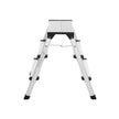 Folding Step Ladder – Aluminum – Lightweight – Multi-Purpose 2 x 3 Stages