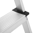 Folding Step Ladder – Aluminum – Lightweight – Multi-Purpose 2 x 3 Stages