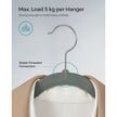 30-Pack Velvet Hangers – Velvet – Grey – Non-Slip with Shoulder Notches and Trouser Bar