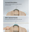 30-Pack Velvet Hangers – Velvet – Grey – Non-Slip with Shoulder Notches and Trouser Bar