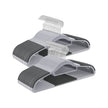 Heavy Duty Plastic Hangers – Non-Slip Design – Grey – 360° Swivel Hook, Space-Saving, 30 Pack