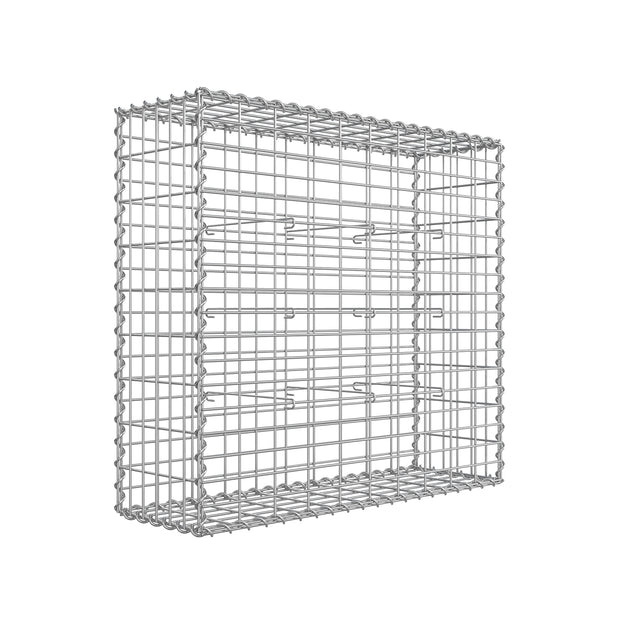 Gabion – Galvanized Wire – 100 x 95 x 30 cm – 4 mm Mesh Diameter