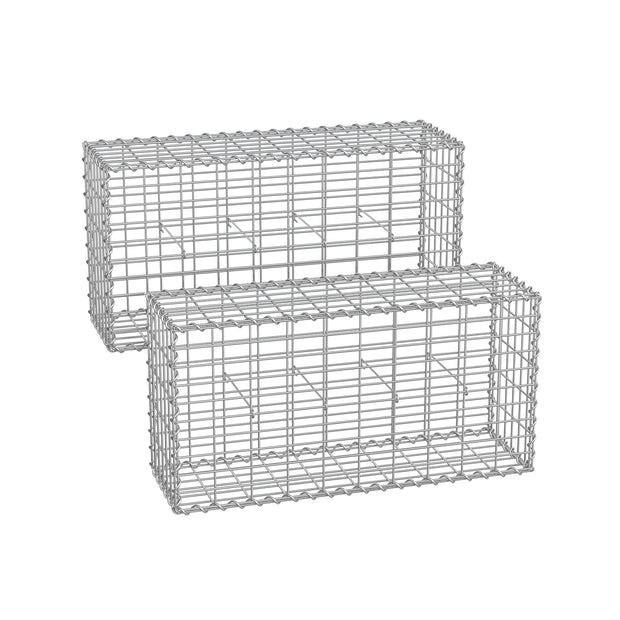 Gabion Cage – Galvanized Wire – 100 x 50 x 30 cm – Stone Retaining Structure
