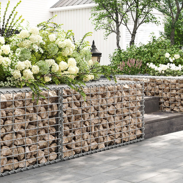 Gabion Cage – Galvanized Wire – 100 x 50 x 30 cm – Stone Retaining Structure
