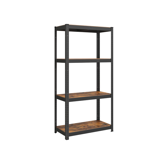 5-Tier Storage Shelf – Reinforced Steel – Silver – Adjustable Shelves, 520 kg Capacity