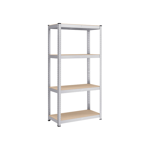 5-Tier Storage Shelf – Reinforced Steel – Silver – Adjustable Shelves, 520 kg Capacity