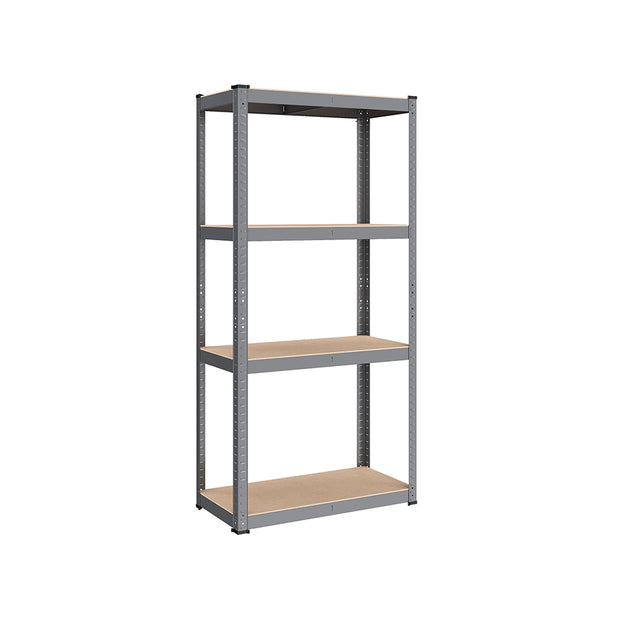 5-Tier Storage Shelf – Reinforced Steel – Silver – Adjustable Shelves, 520 kg Capacity