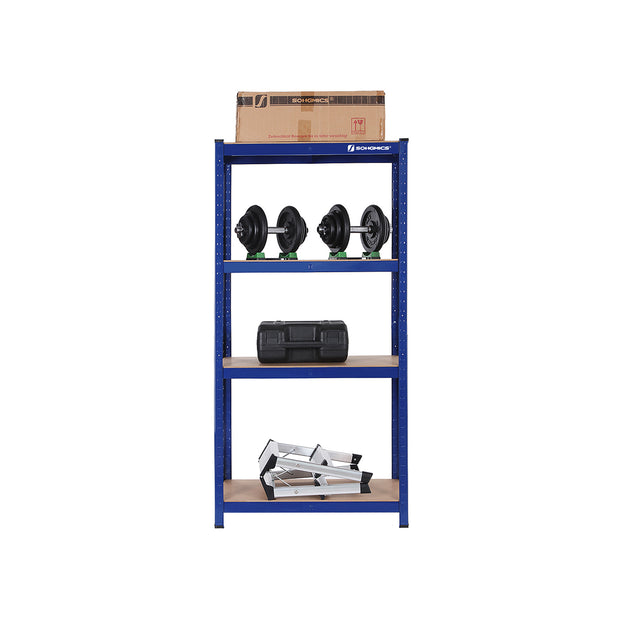 5-Tier Storage Shelf – Reinforced Steel – Silver – Adjustable Shelves, 520 kg Capacity