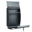 Wall-Mounted Mailbox – Metal – Anthracite Grey – Lockable with Viewing Window and Nameplate