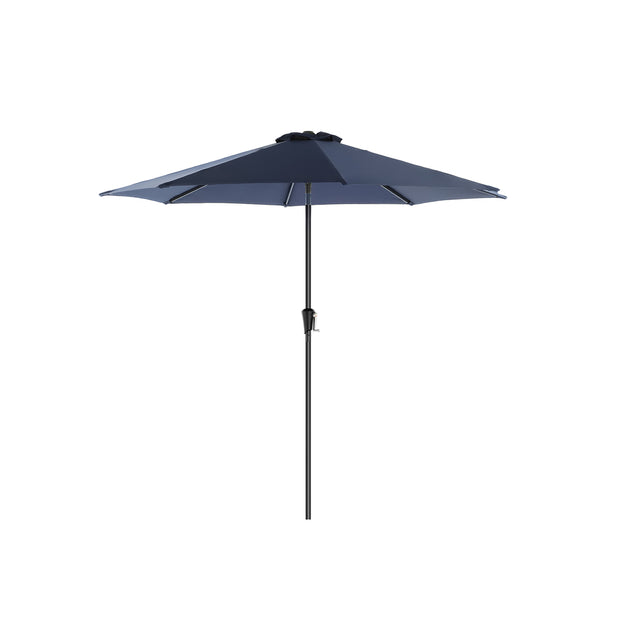 Patio Parasol – Polyester – Beige – Octagonal Canopy with Tilt and Crank Mechanism, UV50+ Sun Shade