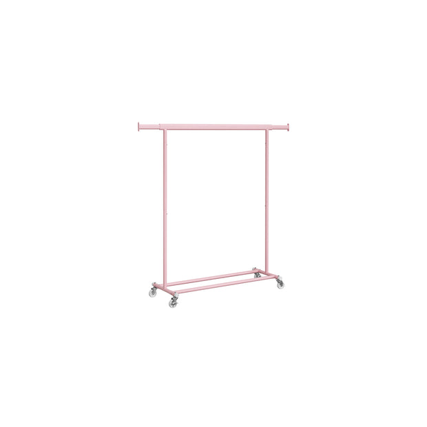 Heavy Duty Clothes Rack – Metal – Portable – Extendable Hanging Rail, 90 kg Load Capacity