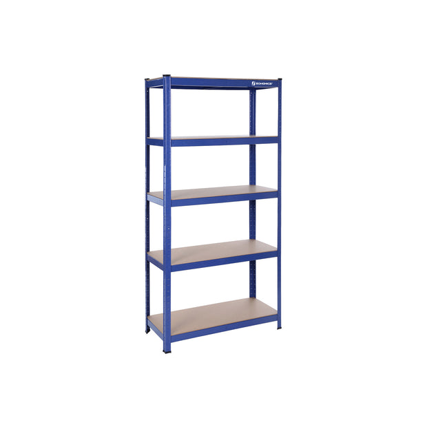 Heavy Duty Shelving Unit – Steel – Silver – Adjustable 5-Tier Design, Max Load 875 kg