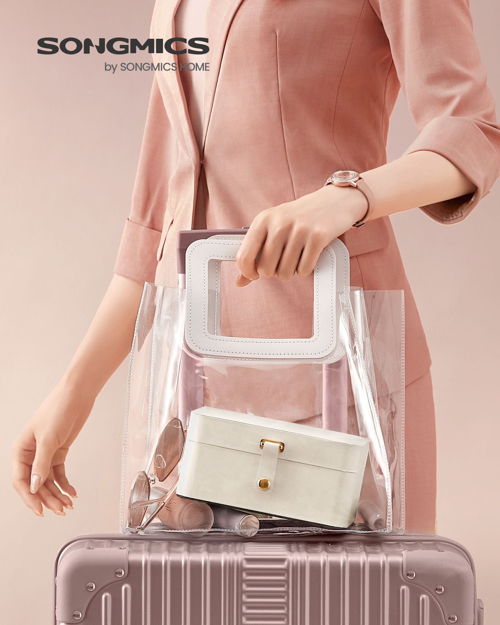 Jewellery Box – Portable – Small – 2-Layer Storage for Larger Accessories