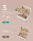 Jewellery Box – Portable – Small – 2-Layer Storage for Larger Accessories