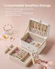 Jewellery Box – Portable – Small – 2-Layer Storage for Larger Accessories