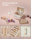 Jewellery Box – Portable – Small – 2-Layer Storage for Larger Accessories