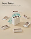 Jewellery Tray – Glass – Cloud White – 6-Tier Stackable Design