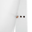 Jewelry Cabinet Armoire – Wood – White – Freestanding with Full-Length Mirror and Lockable Storage