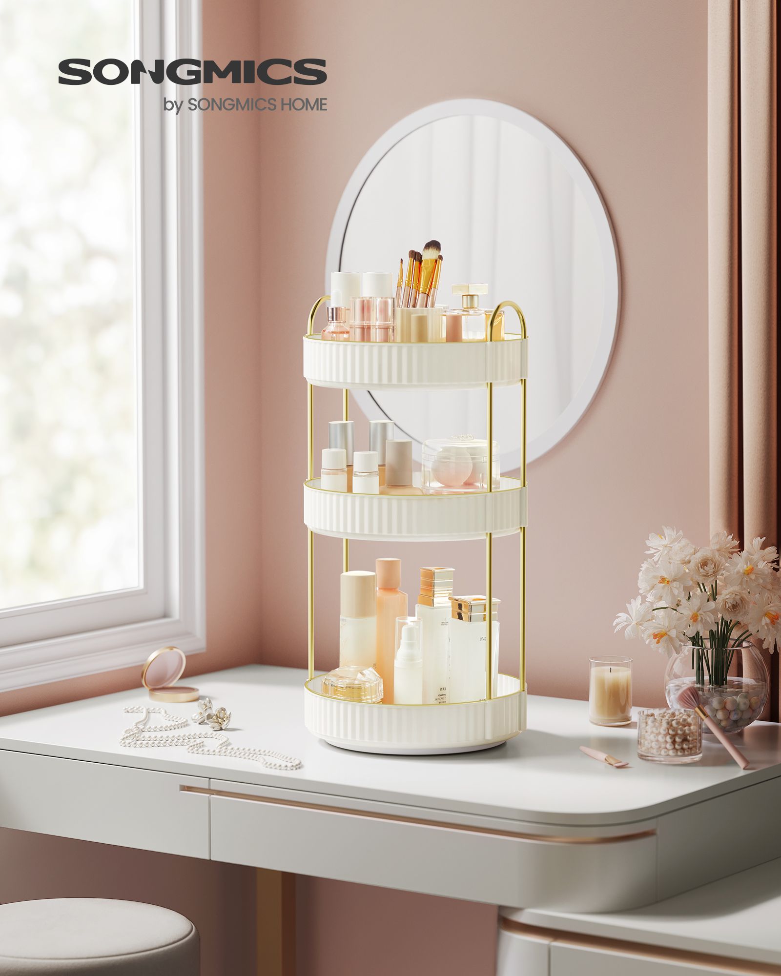 Make-up Organizer-Rotating-Gift Idea-Wolkwit