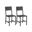 Dining Chair Set of 2 – Steel Frame – Industrial Style – Versatile for Dining Room, Living Room, Kitchen
