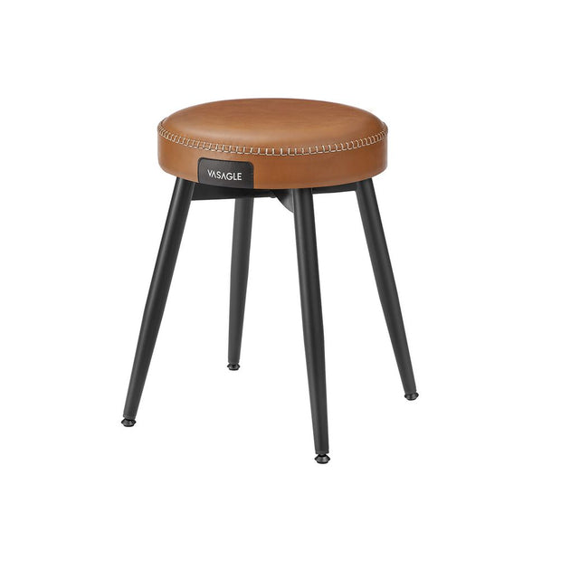 Dining Chair – Synthetic Leather – Ink Black – Mid-Century Modern Design