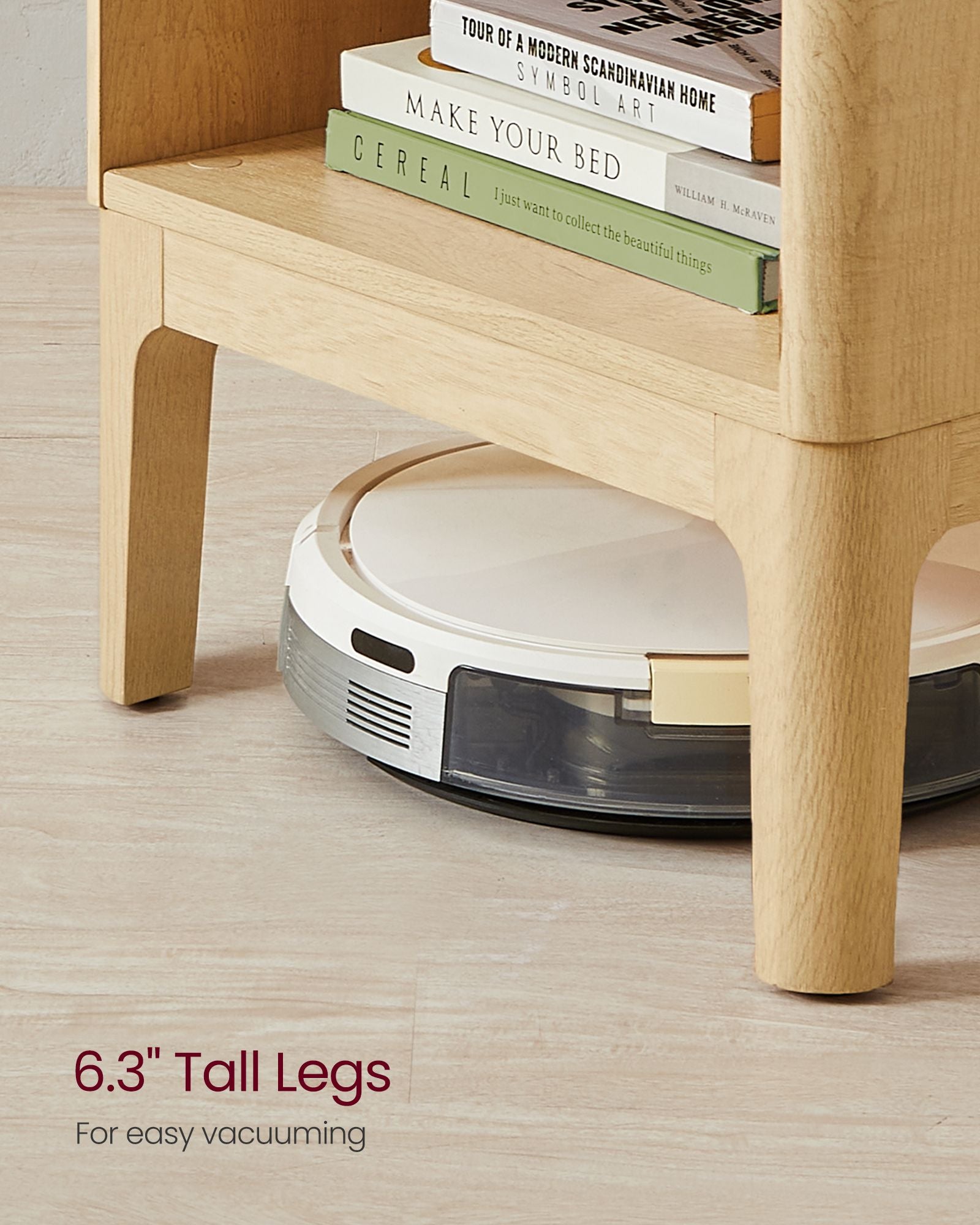 Rattan Bedside Table – Natural – Modern Design with Drawer for Living Room and Bedroom Storage