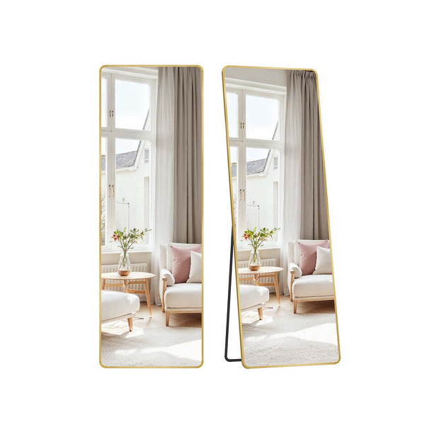Full Length Mirror – Aluminium Alloy – Ink Black – Stand Accessory