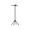 Clothes Drying Rack – Stainless Steel – Silver – Foldable and Space-Saving with 3 Arms