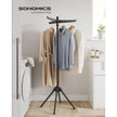Clothes Drying Rack – Stainless Steel – Silver – Foldable and Space-Saving with 3 Arms