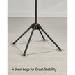 Clothes Drying Rack – Stainless Steel – Silver – Foldable and Space-Saving with 3 Arms