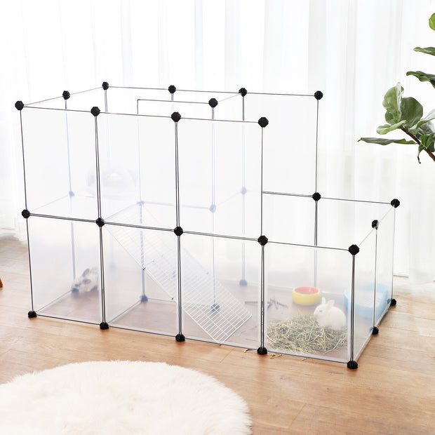 Modular Pet Playpen – Plastic – White – DIY Design