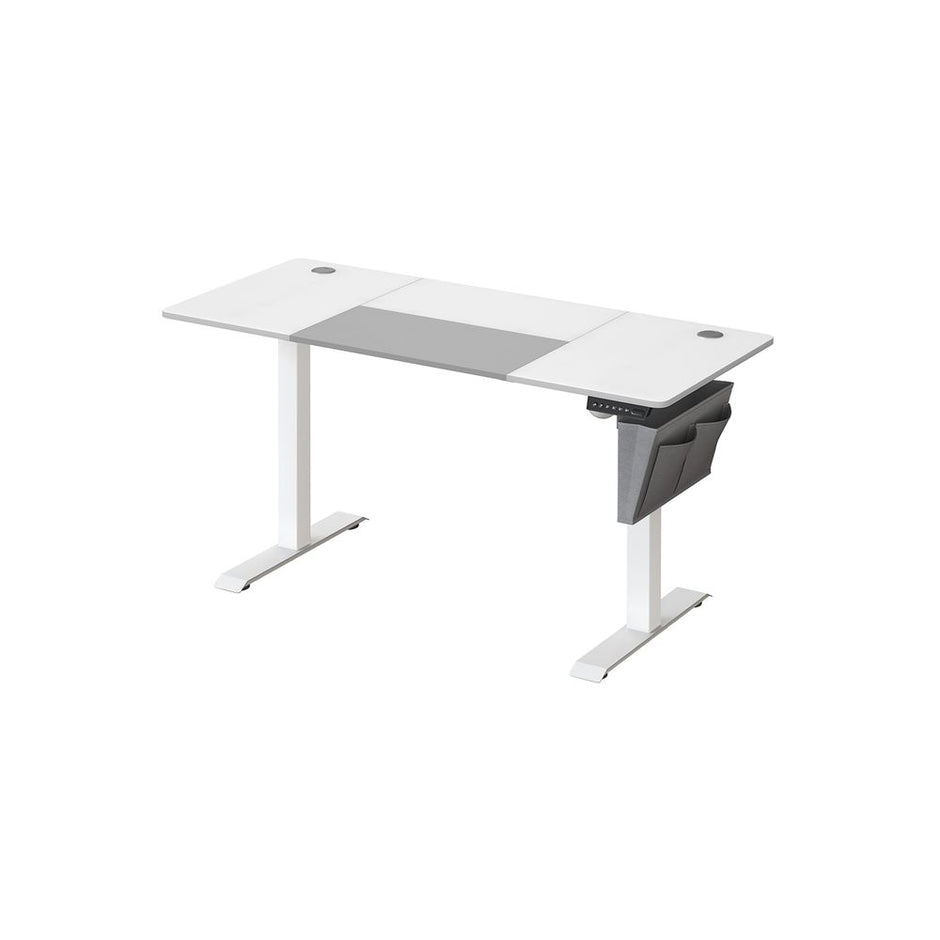 Height Adjustable Electric Standing Desk – Wood – Black – Ergonomic Design