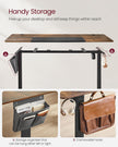 Height Adjustable Electric Standing Desk – Wood – Black – Ergonomic Design