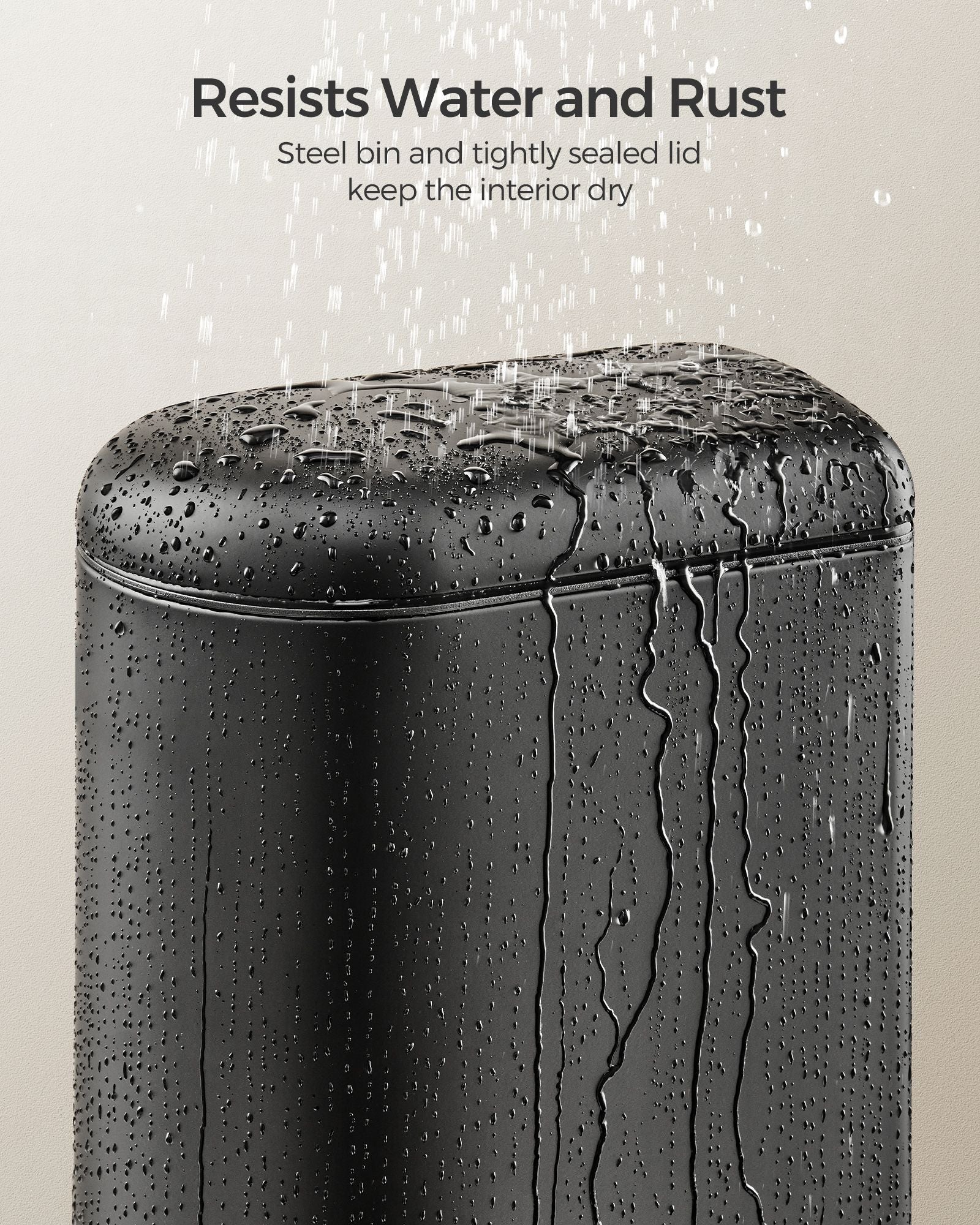 Small Pedal Bin – Steel – Silver – 10L Capacity with Removable Inner Bucket and Slow Close Lid