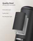 Small Pedal Bin – Steel – Silver – 10L Capacity with Removable Inner Bucket and Slow Close Lid