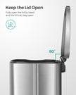 Pedal Kitchen Bin – Steel – 50L – Soft Close, Step-On Feature