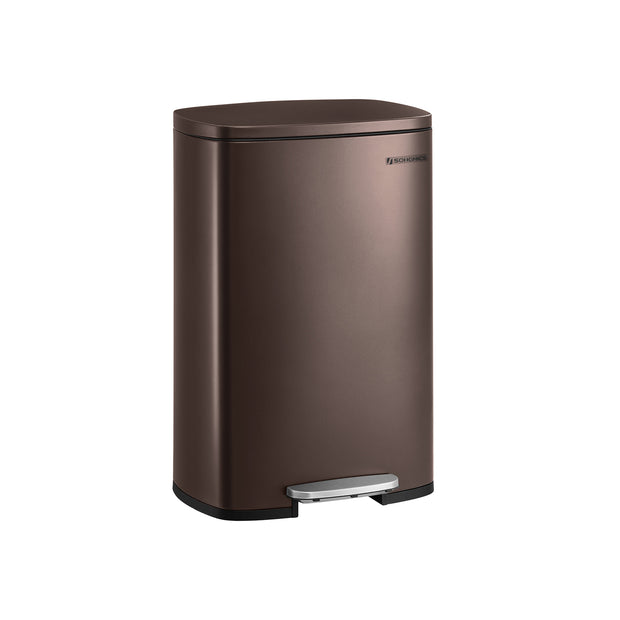 Step-On Pedal Bin – Steel – Sand Beige – 50L Capacity with Soft Close Feature