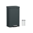 Large Step Rubbish Bin – Steel – Sand Beige – Soft Close with 15 Liner Bags Included