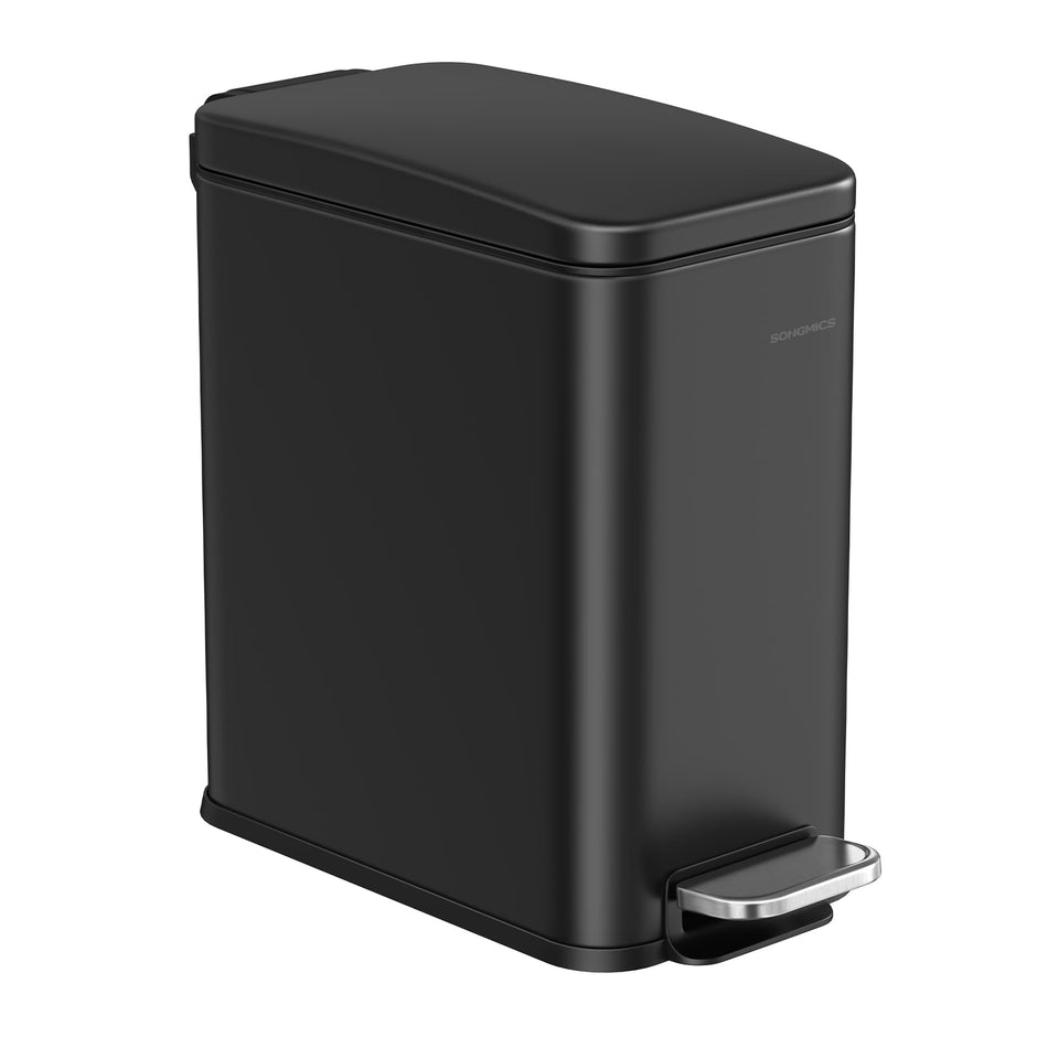 Small Steel Pedal Bin – 5L – Soft Close – Slim Design for Small Spaces