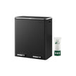Step-Open Waste Bin – Metal – Cream – Dual Compartment with Soft Closure