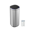 Automatic Rubbish Bin – Stainless Steel – Silver – Motion Sensor with Ozone Odour Control