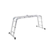 Multi-Purpose Ladder – Aluminium – Silver – 150 kg Capacity, TÜV Rheinland GS Certified