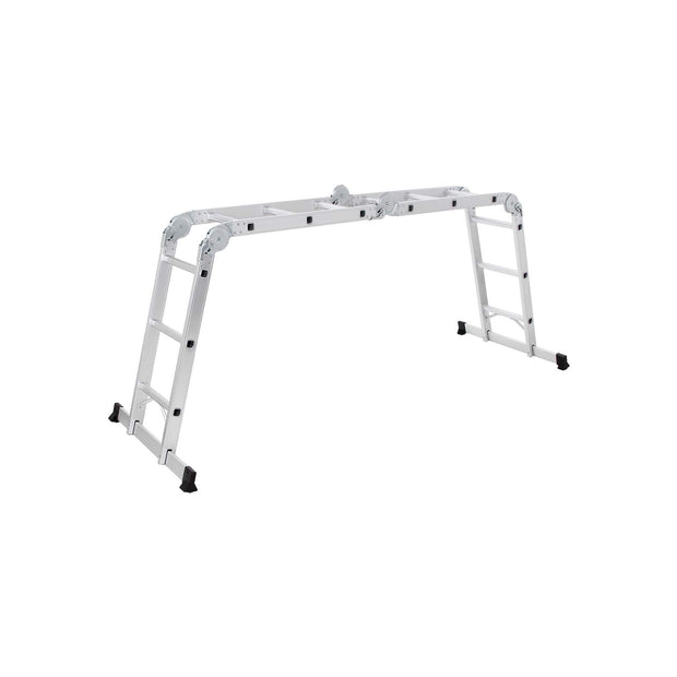 Multi-Purpose Ladder – Aluminium – Silver – 150 kg Capacity, TÜV Rheinland GS Certified