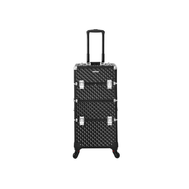 Nail Art Trolley – Aluminum – Black – 75 cm Packing Organizer