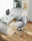 Office Chair – Foam – Dove Grey – Swivel Design with Adjustable Height