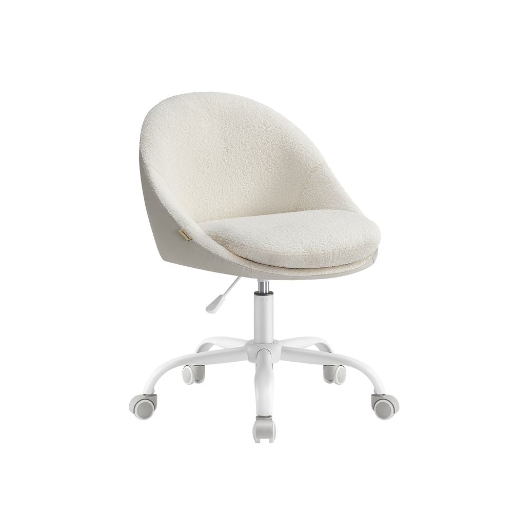Office Chair – Foam – Dove Grey – Swivel Design with Adjustable Height